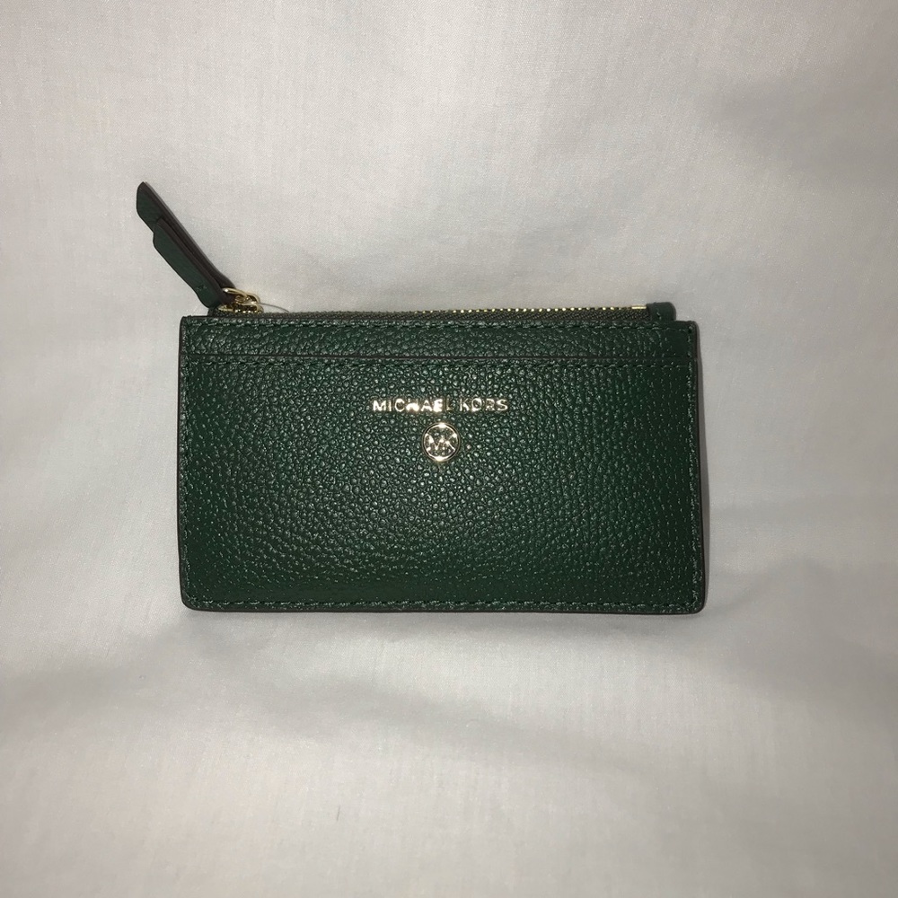 Michael Kors Small Pebbled Leather Card Case